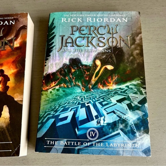 Percy Jackson & The Olympians by Rick Riordan Paperback Novels Books 4 & 5 - Picture 2 of 5